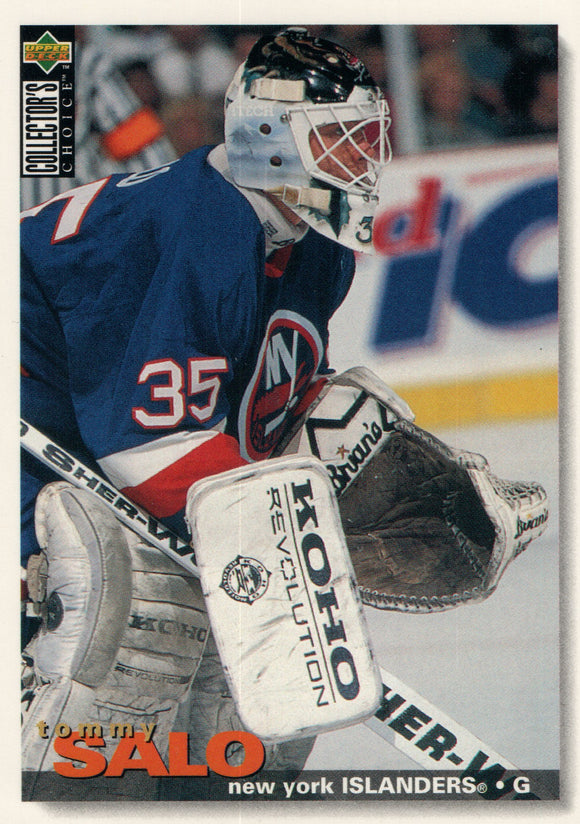 #235 Tommy Salo New York Islanders 1995-96 Upper Deck Collector's Choice Hockey Card