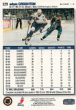 #229 Adam Creighton St Louis Blues 1995-96 Upper Deck Collector's Choice Hockey Card