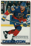#229 Adam Creighton St Louis Blues 1995-96 Upper Deck Collector's Choice Hockey Card