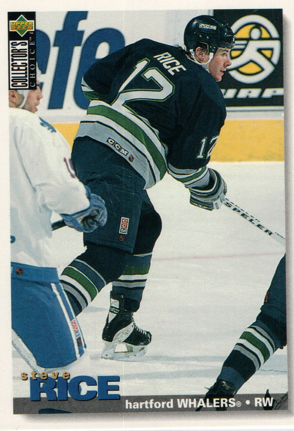 #224 Derian Hatcher Dallas Stars 1995-96 Upper Deck Collector's Choice Hockey Card FAA