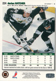 #224 Derian Hatcher Dallas Stars 1995-96 Upper Deck Collector's Choice Hockey Card FAA