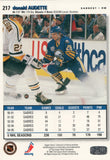 #217 Donald Audette Buffalo Sabres 1995-96 Upper Deck Collector's Choice Hockey Card FAA