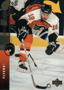 #271 Mikael Renberg Philadelphia Flyers 1995-96 Upper Deck Hockey Card FAB