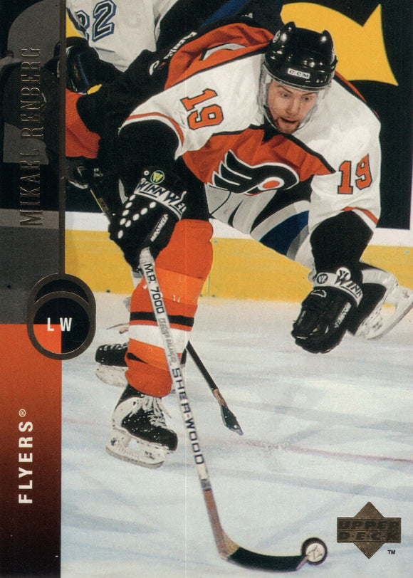 #271 Mikael Renberg Philadelphia Flyers 1995-96 Upper Deck Hockey Card FAB