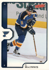 #183 Al Macinnis St Louis Blues 2002-03 Upper Deck Victory Hockey Card FAB