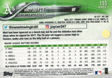 #155 Matt Joyce Oakland Athletics 2018 Topps Series 1 Baseball Card FAC