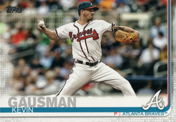 #317 Kevin Gausman Atlanta Braves 2019 Topps Series 1 Baseball Card FAC