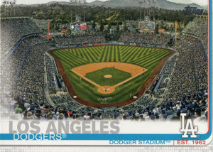 #254 Dodger Stadium Los Angeles Dodgers 2019 Topps Series 1 Baseball Card FAC
