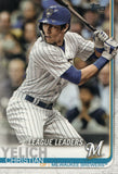 #239 Christian Yelich Milwaukee Brewers 2019 Topps Series 1 Baseball Card FAD