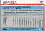 #144 Jake Arrieta Philadelphia Phillies 2019 Topps Series 1 Baseball Card FAD