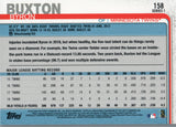 #158 Byron Buxton Minnesota Twins 2019 Topps Series 1 Baseball Card FAD
