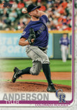 #2 Tyler Andrson Colorado Rockies 2019 Topps Series 1 Baseball Card FAD