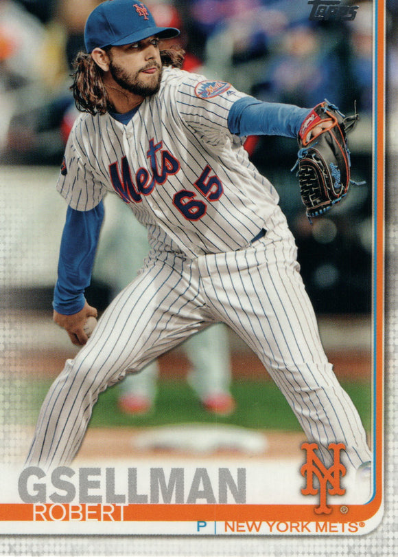 #120 Robert Gsellman New York Mets 2019 Topps Series 1 Baseball Card FAD