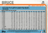 #44 Jay Bruce New York Mets 2019 Topps Series 1 Baseball Card OD FAD