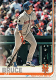#44 Jay Bruce New York Mets 2019 Topps Series 1 Baseball Card OD FAD