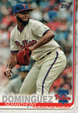 #127 Seranthony Dominguez Philadelphia Phillies 2019 Topps Series 1 Baseball Card FAE