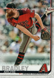 #182 Archie Bradley Arizona Diamondacks 2019 Topps Series 1 Baseball Card FAE