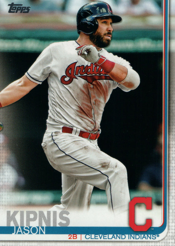#124 Jason Kipnis Cleveland Indians 2019 Topps Series 1 Baseball Card FAE