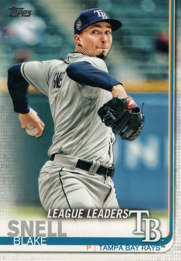 #268 Blake Snell Tampa Bay Rays 2019 Topps Series 1 Baseball Card FAE