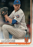 #200 Jacob DeGrom New York Mets 2019 Topps Series 1 Baseball Card OD FAE