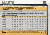 #253 Starling Marte Pittsburgh Pirates 2019 Topps Series 1 Baseball Card FAE