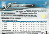 #160 Mashrio Tanaka New York Mets 2018 Topps Series 1 Baseball Card FAF