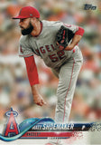#162 Matt Shoemaker Los Angeles Angels 2018 Topps Series 1 Baseball Card FAF