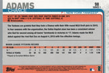 #98 Chance Adams Rookie New York Yankees 2019 Topps Series 1 Baseball Card FAF