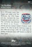 ICR-7 Al Kaline Detroit Tigers 2019 Topps Series 1 Baseball Card FAF