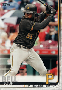 #208 Josh Bell Pittsburgh Pirates  2019 Topps Series 1 Baseball Card FAF