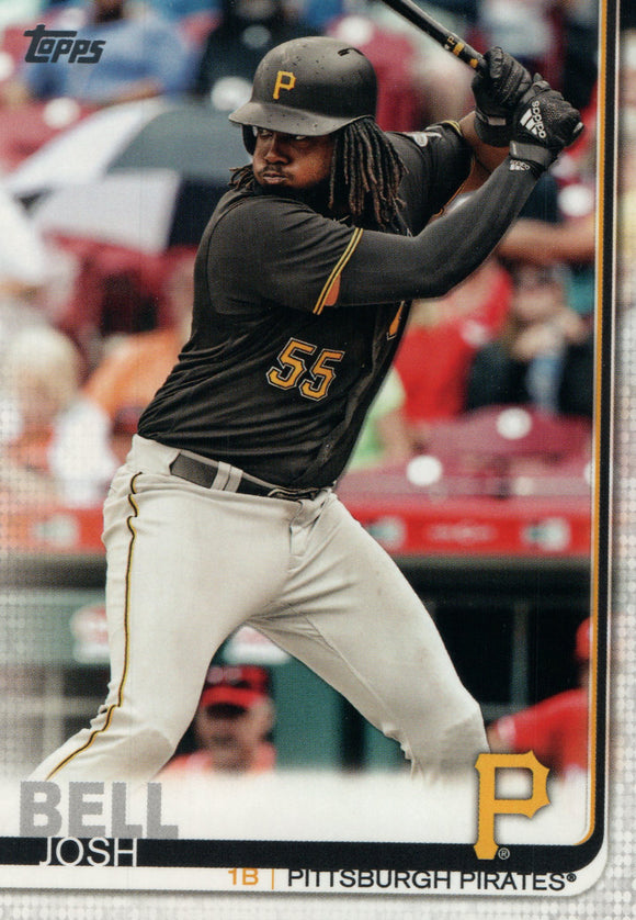 #208 Josh Bell Pittsburgh Pirates  2019 Topps Series 1 Baseball Card FAF