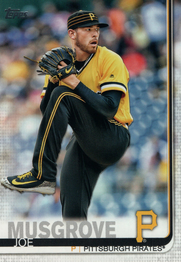 #104 Joe Musgrove Pittsburgh Pirates 2019 Topps Series 1 Baseball Card FAF
