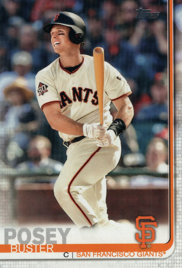 #157 Buster Posey San Francisco Giants 2019 Topps Series 1 Baseball Card FAF