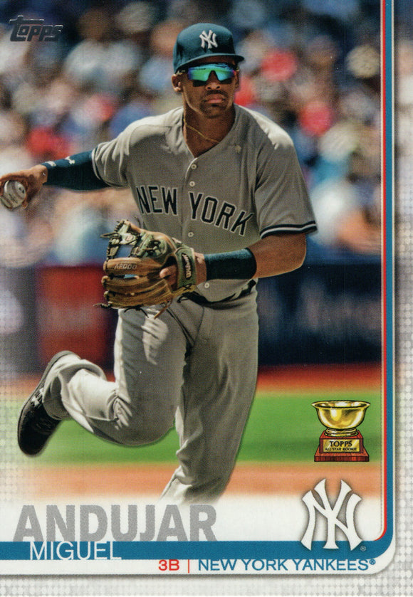 #132 Miguel Andujar New York Yankees 2019 Topps Series 1 Baseball Card FAF