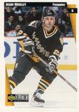 #203 Jason Woolley Pittsburgh Penguins 1997-98 Upper Deck Choice Hockey Card FGA