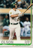 #289 Matt Olson Oakland Athletics 2019 Topps Series 1 Baseball Card FGA