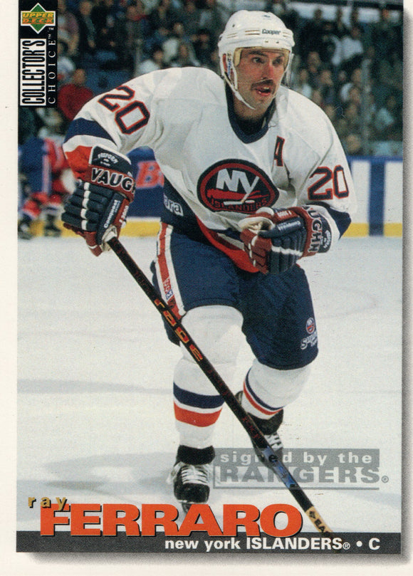 #33 Ray Ferraro New York Islanders 1995-96 Upper Deck Collector's Choice Hockey Card FGA