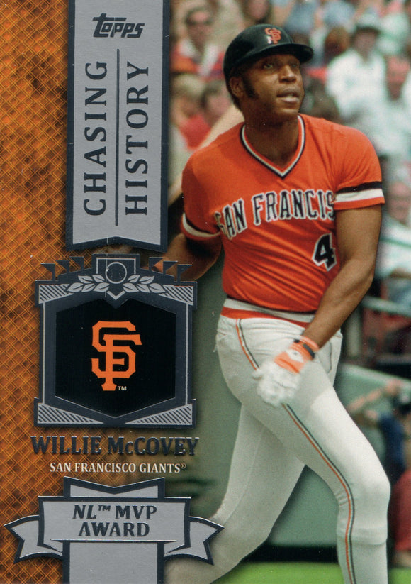 CH-62 Willie McCovey San Francisco Giants 2013 Topps Baseball Card FAH