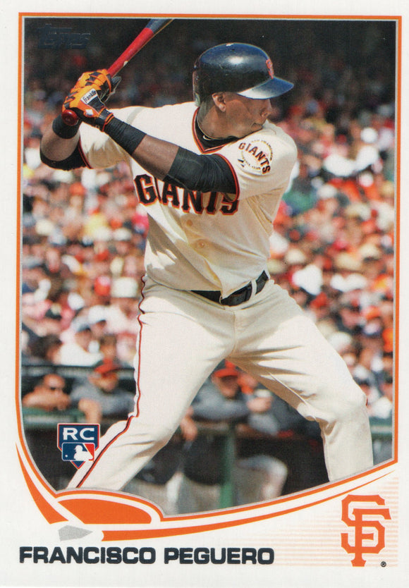 #564 Francisco Peguero San Francisco Giants 2013 Topps Baseball Card FAH