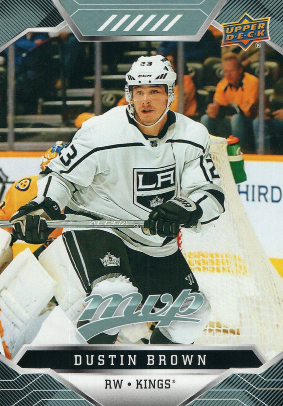 #175 Dustin Brown Los Angeles Kings 2019-20 Upper Deck MVP Hockey Card