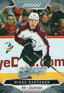 #13 Mikko Rantanen Colorado Avalanche 2019-20 Upper Deck MVP Hockey Card