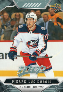 #64 Pierre Luc Dubois Columbus Blue Jackets 2019-20 Upper Deck MVP Hockey Card