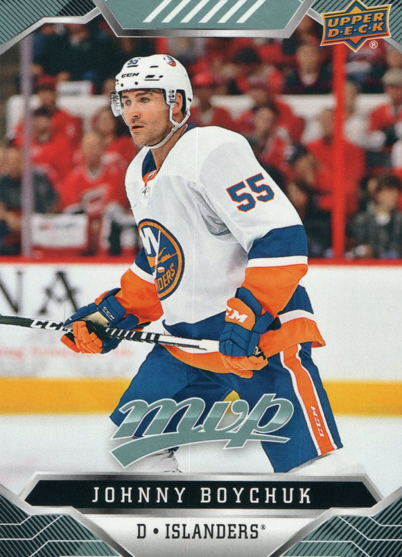 #199 Johnny Boychuk New York Islanders 2019-20 Upper Deck MVP Hockey Card