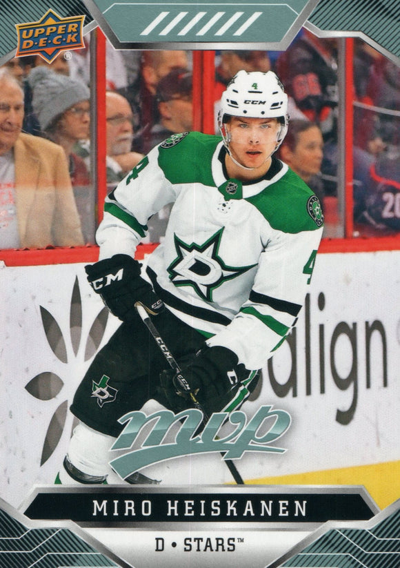 #143 Miro Heiskanen Dallas Stars 2019-20 Upper Deck MVP Hockey Card