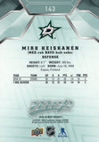 #143 Miro Heiskanen Dallas Stars 2019-20 Upper Deck MVP Hockey Card