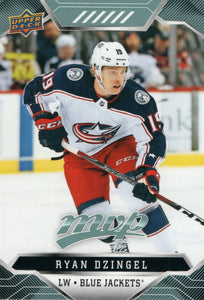 #145 Ryan Dzingel Columbus Blue Jackets 2019-20 Upper Deck MVP Hockey Card