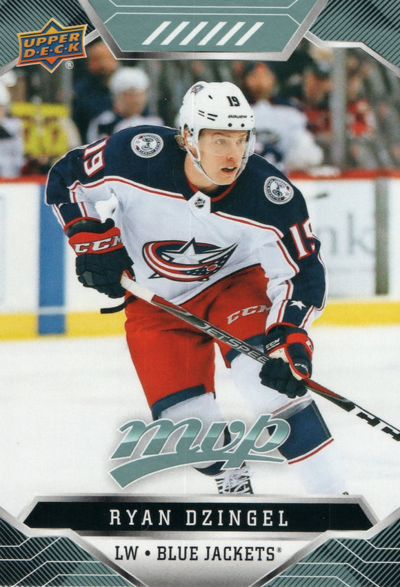 #145 Ryan Dzingel Columbus Blue Jackets 2019-20 Upper Deck MVP Hockey Card