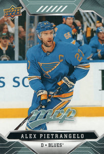 #180 Alex Pietrangelo St Loius Blues 2019-20 Upper Deck MVP Hockey Card