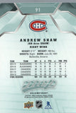 #91 Andrew Shaw Montreal Canadiens 2019-20 Upper Deck MVP Hockey Card