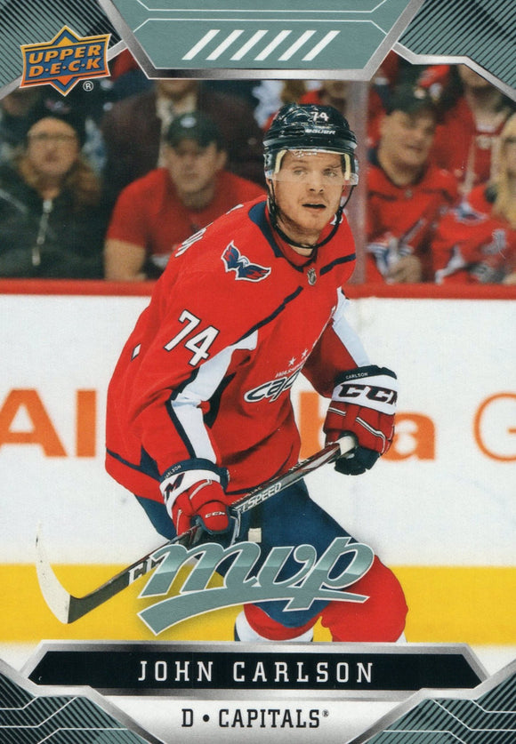 #35 John Carlson Washington Capitals 2019-20 Upper Deck MVP Hockey Card